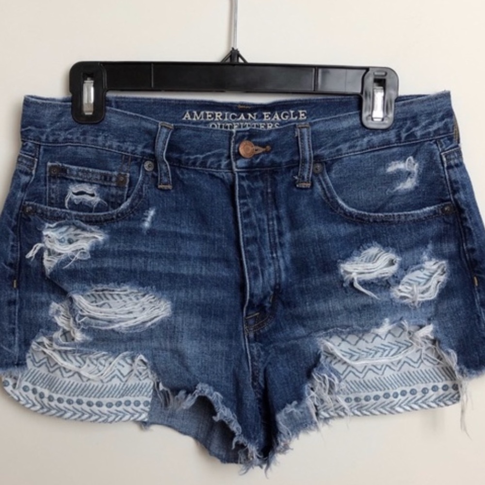 American Eagle Vintage Hi-Rise Festival Shorts